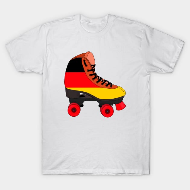 Roller Skating Germany T-Shirt by DiegoCarvalho